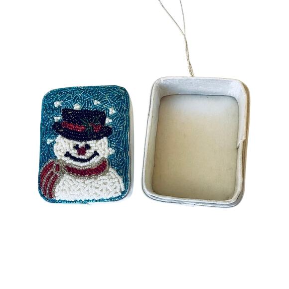 Snowman Christmas Ornament Box - Picture 3 of 4